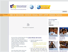 Tablet Screenshot of internationalcharterschool.org